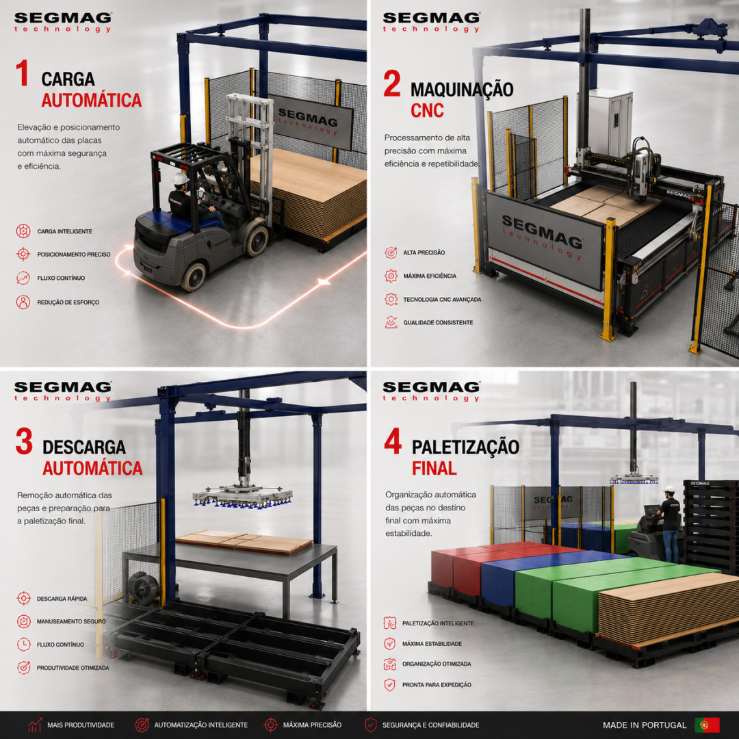 Linha CNC Automatizada