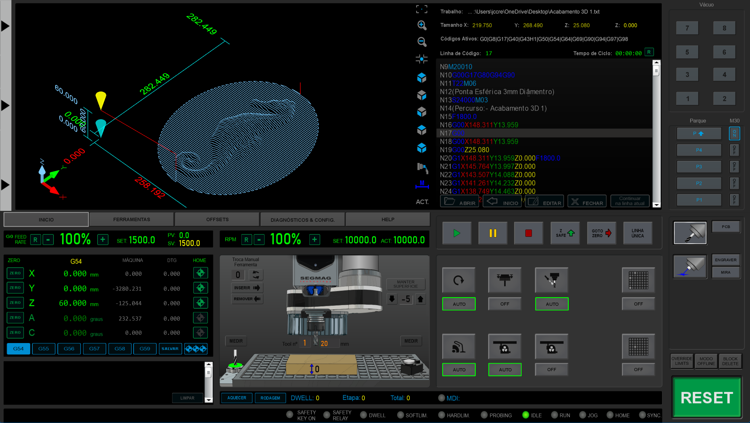 UCCNC interface